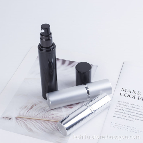 Factory Price Black Pump Plastic Cosmetic Vacuum Bottle